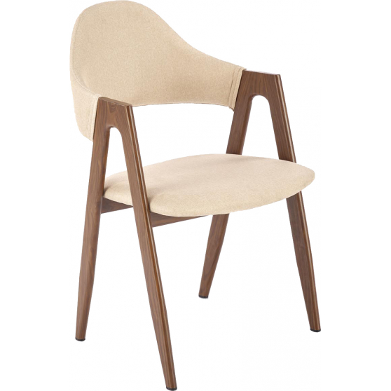 Krzesło metalowe K-344 Beż Podstawowe