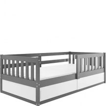 Łóżko dla dziecka drewniane z materacem SMART Podstawowe (2)