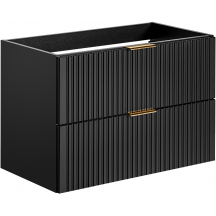 Szafka łazienkowa wisząca pod umywalkę 80 cm 82-80-B-2S ADEL BLACK Podstawowe