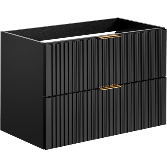 Szafka łazienkowa wisząca pod umywalkę 80 cm 82-80-B-2S ADEL BLACK Podstawowe