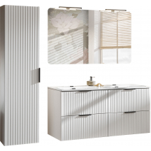 Zestaw mebli do łazienki SET 60-05 ADEL WHITE Podstawowe