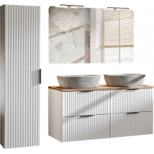 Zestaw mebli do łazienki SET 60-03 ADEL WHITE Podstawowe