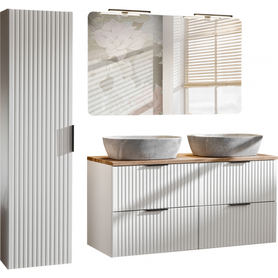 Zestaw mebli do łazienki SET 60-03 ADEL WHITE Podstawowe