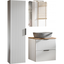 Zestaw mebli do łazienki SET 60-02 ADEL WHITE Podstawowe