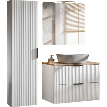 Zestaw mebli do łazienki SET 80-01 ADEL WHITE Podstawowe