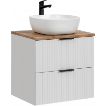 Szafka łazienkowa wisząca z umywalką 82-60-B-2S ADEL WHITE Podstawowe