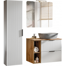 Zestaw mebli do łazienki SET 60-01 ADEL WHITE Podstawowe