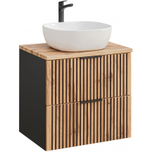 Szafka łazienkowa wisząca z umywalką 82-60-D-2S XILO Podstawowe