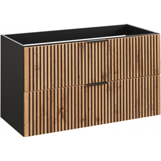 Szafka łazienkowa wisząca pod umywalkę 100 cm 82-100-D-2S XILO Podstawowe