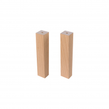 Drewniane nogi do szafek 2 szt. FIJI WHITE Podstawowe