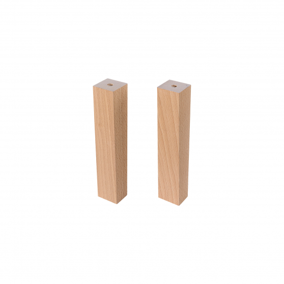 Drewniane nogi do szafek 2 szt. FIJI WHITE Podstawowe