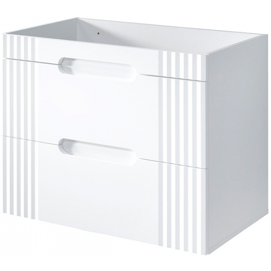 Szafka łazienkowa wisząca pod umywalkę 80 cm 82-80-D-2S FIJI WHITE Podstawowe