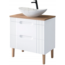 Szafka łazienkowa stojąca z umywalką 82-80-D-2S FIJI WHITE Podstawowe