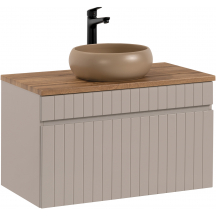 Szafka łazienkowa wisząca z umywalką 82-80-D-1S ICONIC CASHMERE Podstawowe