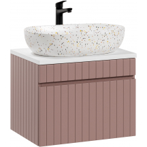 Szafka łazienkowa wisząca z umywalką 82-60-D-1S ICONIC ROSE Podstawowe