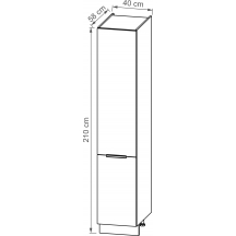 Szafka dolna wysoka słupek spiżarka 2 drzwi SD40D2/71 KAM SET Podstawowe