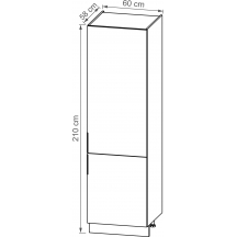 Szafka dolna wysoka słupek pod zabudowę lodówki 60 cm SL60/71 KAM SET Podstawowe