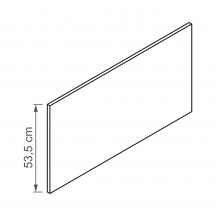Panel przyścienny h 53,5 cm na metry bieżące do kuchni KAM SET Podstawowe