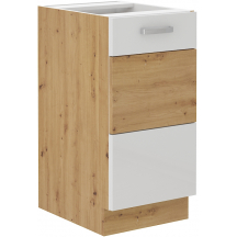 Szafka dolna stojąca 1 drzwi 40 D 1F ARTISAN BIAŁY POŁYSK Podstawowe