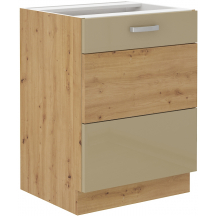 Szafka dolna stojąca 1 drzwi 60 D 1F ARTISAN CAPPUCINO POŁYSK Podstawowe