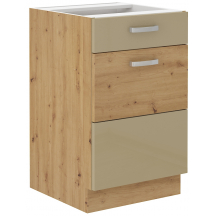 Szafka dolna stojąca 1 drzwi 50 D 1F 1S ARTISAN CAPPUCINO POŁYSK Podstawowe