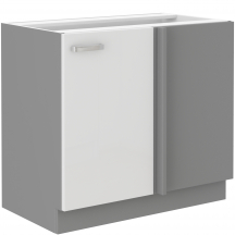 Szafka dolna stojąca narożna 1 drzwi 105 ND 1F BIANCA Podstawowe
