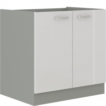 Szafka dolna stojąca 2 drzwi 80 D 2F BIANCA Podstawowe