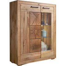 Kredens I drewniany z dzikiego dębu Prawy WZ-0315-2111 WZ-0315 DĄB Podstawowe