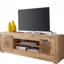 Szafka RTV IV drewniana z dzikiego dębu WZ-0315-2211 WZ-0315 DĄB Podstawowe