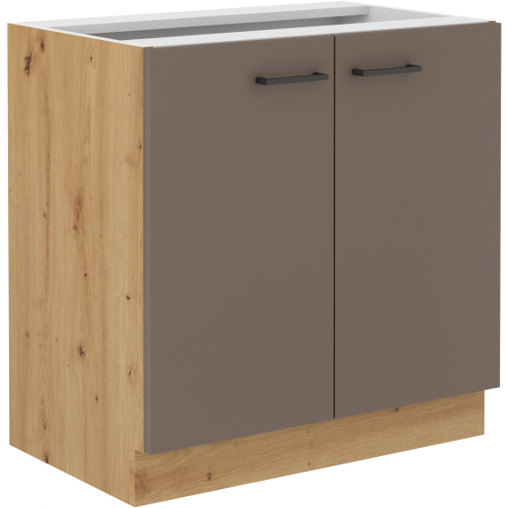 Szafka dolna stojąca 2 drzwi 80 D 2F BOLONIA Podstawowe