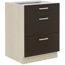 Szafka dolna stojąca 3 szuflady 60D 3S CHAMONIX Podstawowe