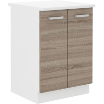 Szafka dolna stojąca 2 drzwi 60 D 2F z blatem DAVE Podstawowe