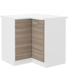 Szafka kuchenna stojąca narożna 1 drzwi 89 x 89 ND z blatem DAVE Podstawowe