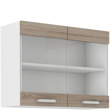 Szafka górna wisząca z witryną 80 GS-60 2F DAVE Podstawowe