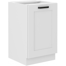 Szafka pod zlewozmywak 1 drzwi 50ZL 1F LUNA BIAŁY MAT Podstawowe (1)