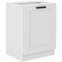 Szafka dolna stojąca 1 drzwi 60 D 1F LUNA BIAŁY MAT Podstawowe (1)