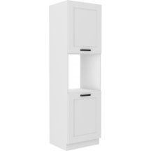 Szafka dolna wysoka słupek pod zabudowę piekarnika 60 DP-210 2F LUNA BIAŁY MAT Podstawowe (1)