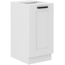Szafka dolna stojąca 1 drzwi 40 D 1F LUNA BIAŁY MAT Podstawowe (1)