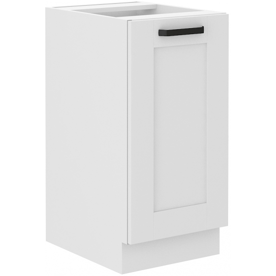 Szafka dolna stojąca 1 drzwi 40 D 1F LUNA BIAŁY MAT Podstawowe (1)
