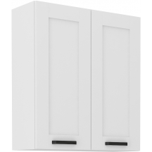 Szafka górna wisząca 2 drzwi 80 G-90 2F LUNA BIAŁY MAT Podstawowe (1)