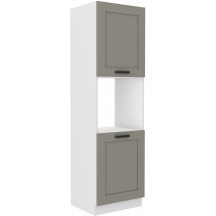 Szafka dolna wysoka słupek pod zabudowę piekarnika 60 DP-210 2F LUNA CLAY GREY Podstawowe (1)