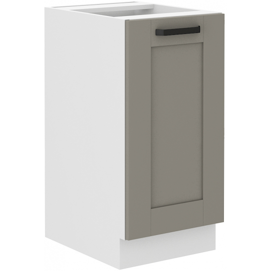Szafka dolna stojąca 1 drzwi 40 D 1F LUNA CLAY GREY Podstawowe (1)