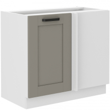 Szafka dolna stojąca narożna 1 drzwi 105 ND 1F LUNA CLAY GREY Podstawowe (1)