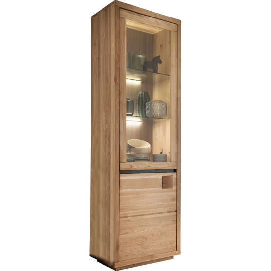 Witryna I drewniana z dzikiego dębu Lewa WZ-0159-7101 WZ-0159 DĄB Podstawowe