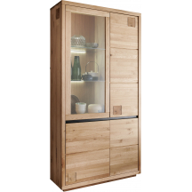 Witryna II drewniana z dzikiego dębu Lewa WZ-0159-6601 WZ-0159 DĄB Podstawowe