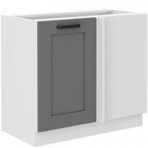 Szafka dolna stojąca narożna 1 drzwi 105 ND 1F LUNA DUST GREY Podstawowe (1)