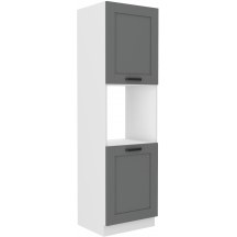 Szafka dolna wysoka słupek pod zabudowę piekarnika 60 DP-210 2F LUNA DUST GREY Podstawowe (1)