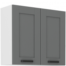 Szafka górna wisząca 2 drzwi 80 G-72 2F LUNA DUST GREY Podstawowe (1)