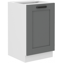 Szafka pod zlewozmywak 1 drzwi 50ZL 1F LUNA DUST GREY Podstawowe (1)