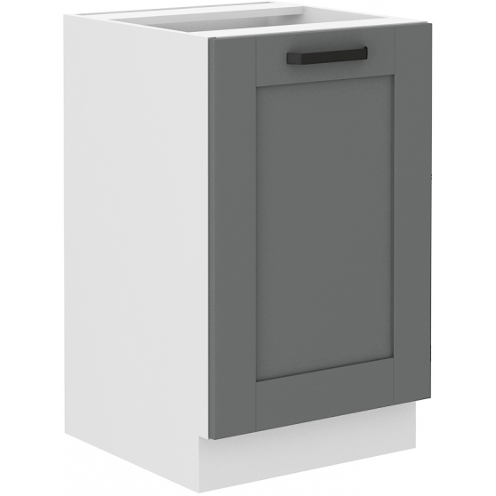 Szafka pod zlewozmywak 1 drzwi 50ZL 1F LUNA DUST GREY Podstawowe (1)